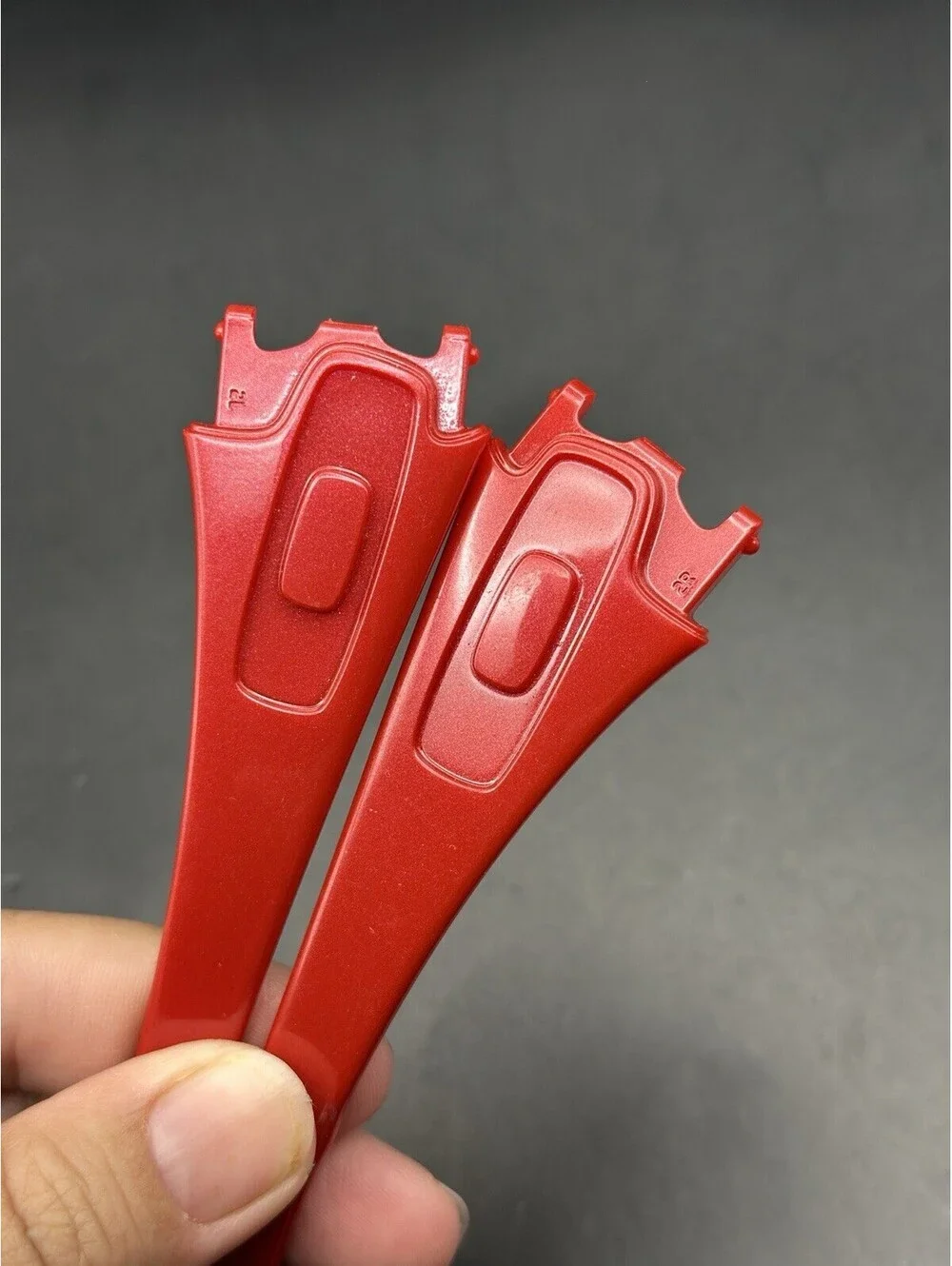 Oakley Antix OEM Bright Metallic Red Replacement Arms (No Icons)